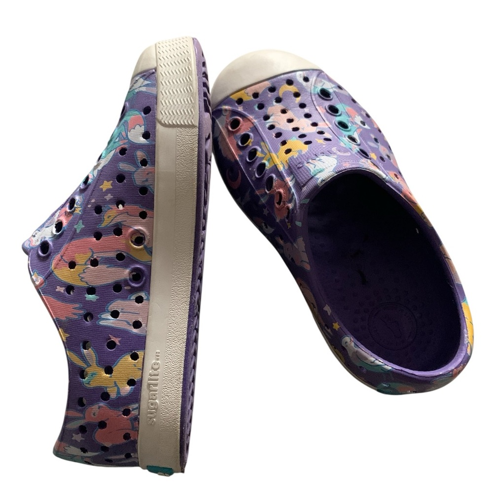 RIYAH’S CLOSET: Native Purple and White Sneakers Slip-On Style